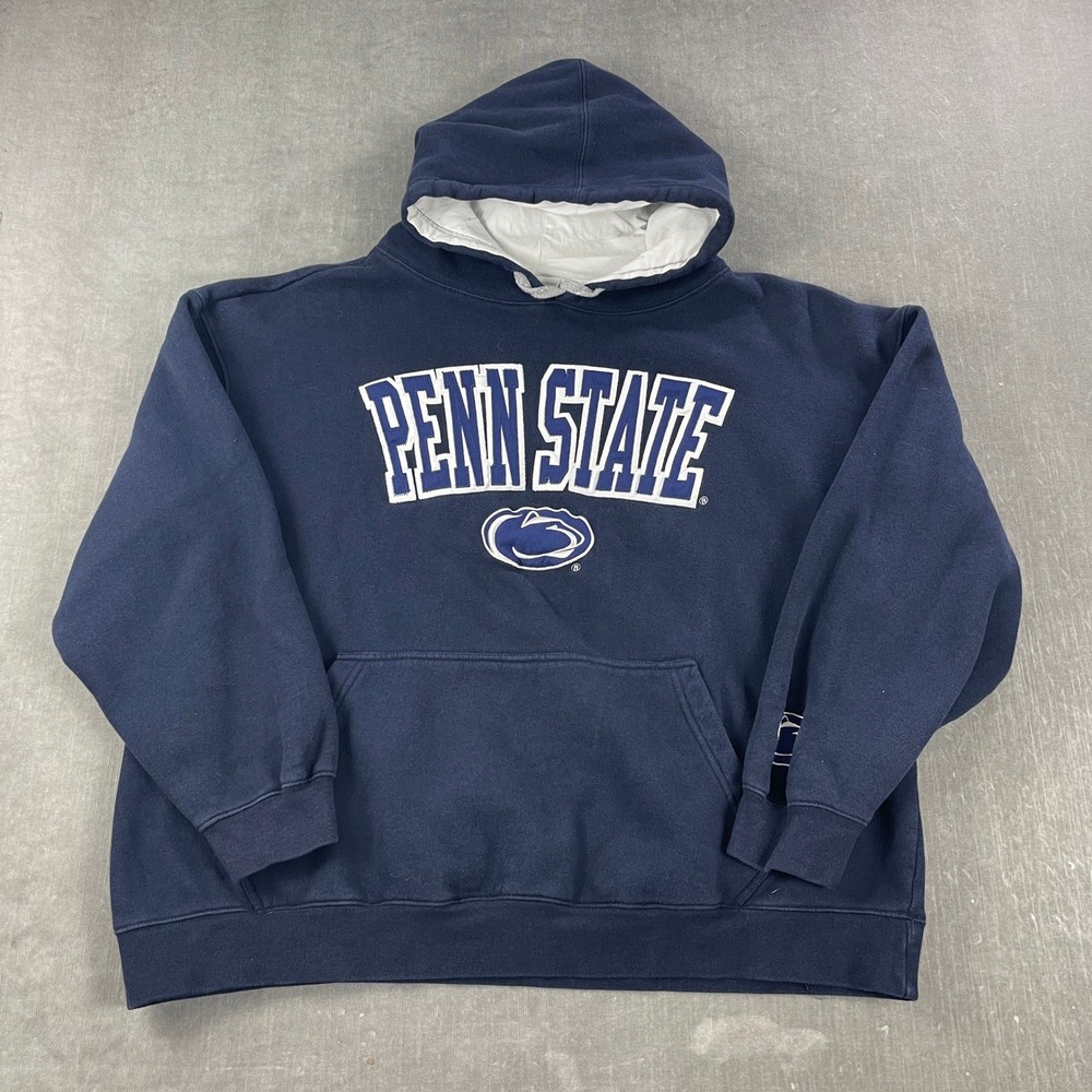 Penn State Nittany Lions E5 Men XXL Blue Hoodie Pullover Graphic
